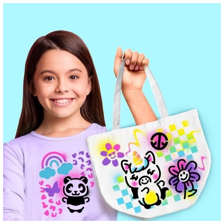 Canal Toys - Airbrush Art - Kit de Fashion Design Kit avec spray élec