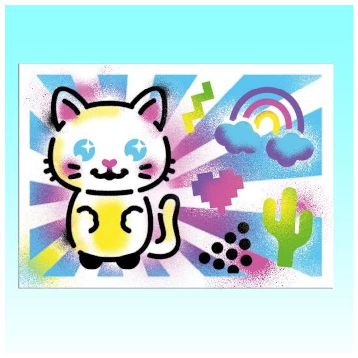 Canal Toys - Airbrush Art - Mallette d'activités avec spray électron