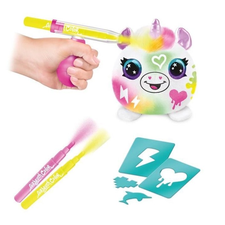 Canal Toys - Airbrush Plush - Mini Peluche surprise a Personnaliser av