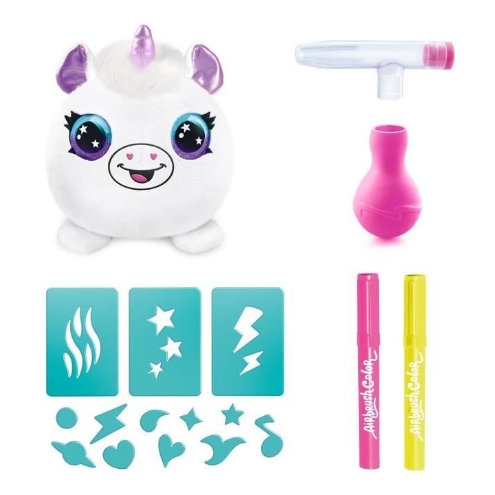 Canal Toys - Airbrush Plush - Mini Peluche surprise a Personnaliser av