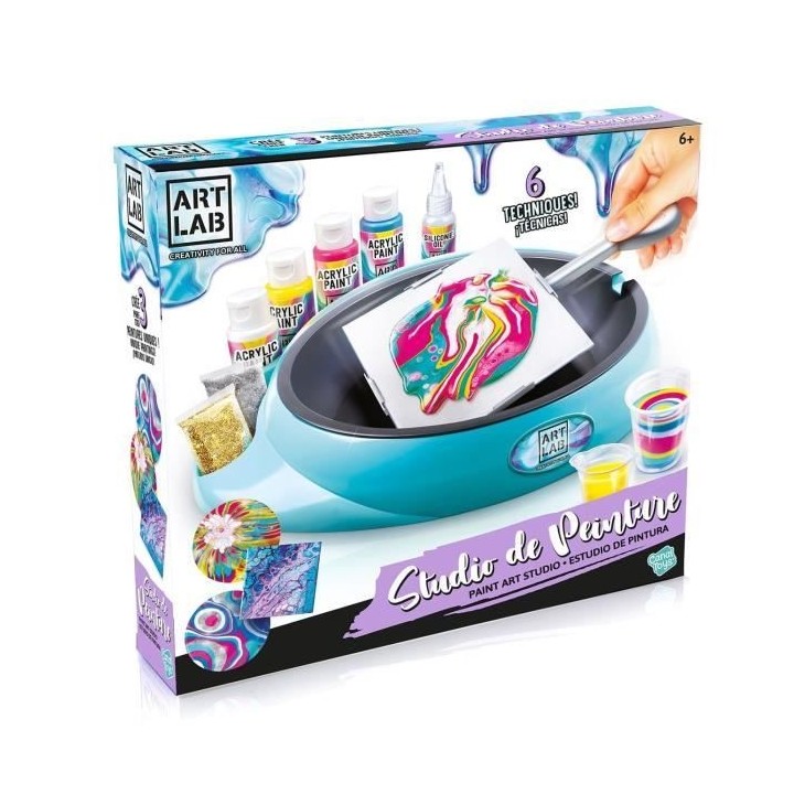 Canal Toys - Art Lab - Studio de Peinture effets pouring des 6 ans - A