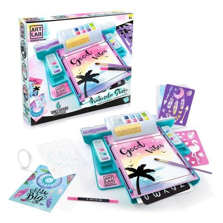 Canal Toys Studio d'Aquarelle - Art Lab ART 011 - Coffret complet pour