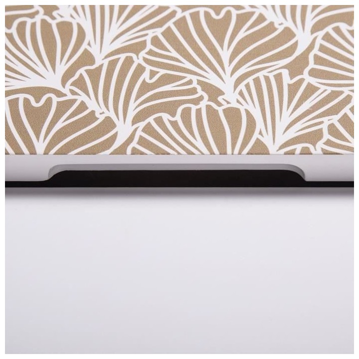 SOFIA Chevet haut 2 tiroirs - Bois avec motif - L 45 x P 30 x H 65 cm