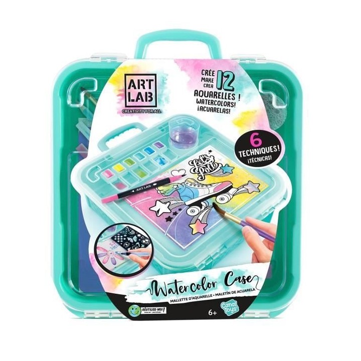 Canal Toys - Art Lab - Mallette d'Aquarelle - ART 012