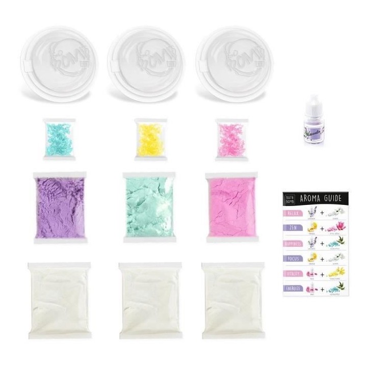 CANAL TOYS - So DIY - Kit pour créer 3 boules de bain effervescentes