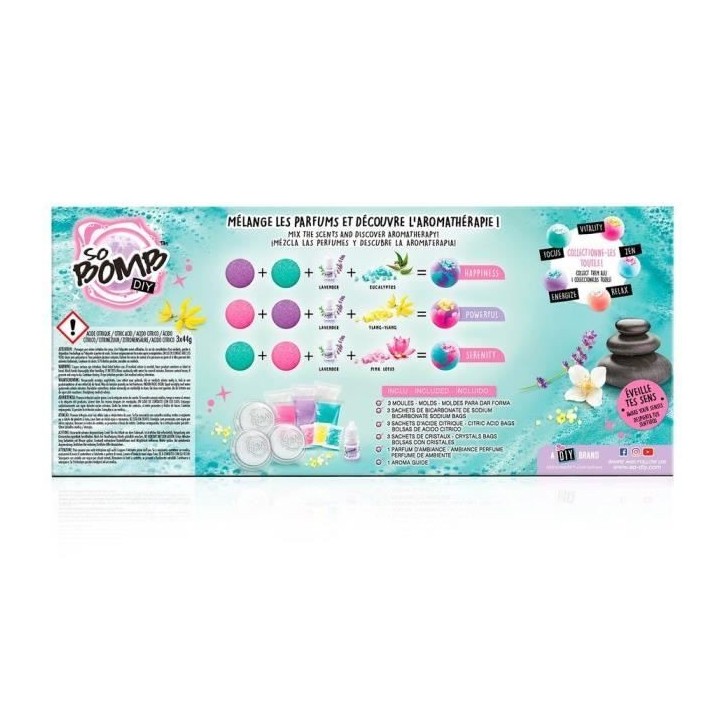 CANAL TOYS - So DIY - Kit pour créer 3 boules de bain effervescentes