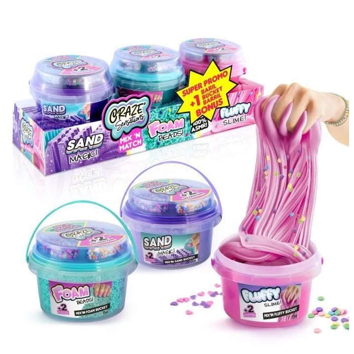 Loisir créatif - CANAL TOYS - CRAZE Sensations 2 barils + 1 bonus - S