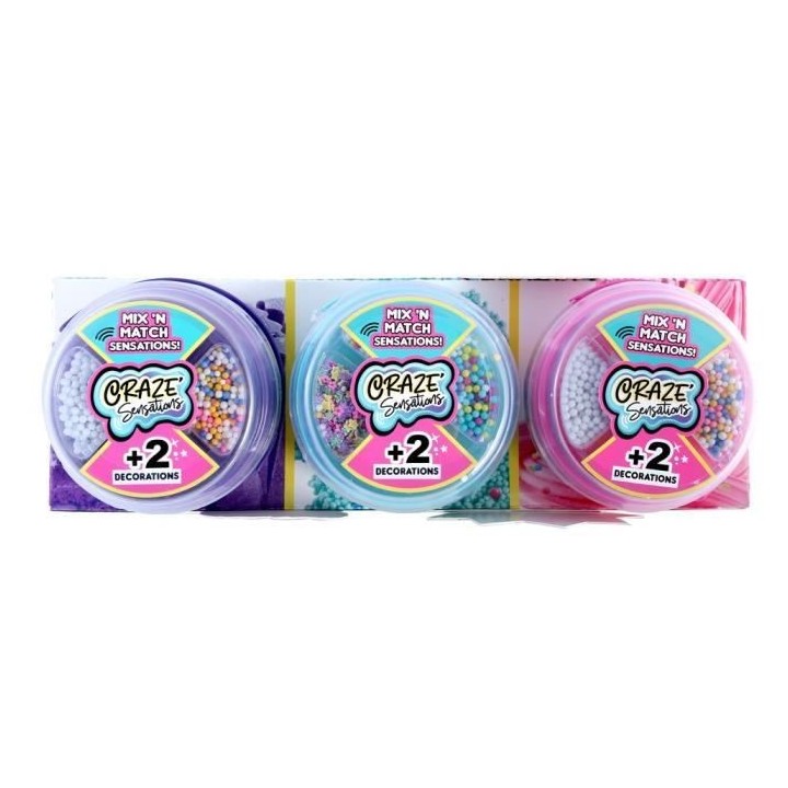 Loisir créatif - CANAL TOYS - CRAZE Sensations 2 barils + 1 bonus - S