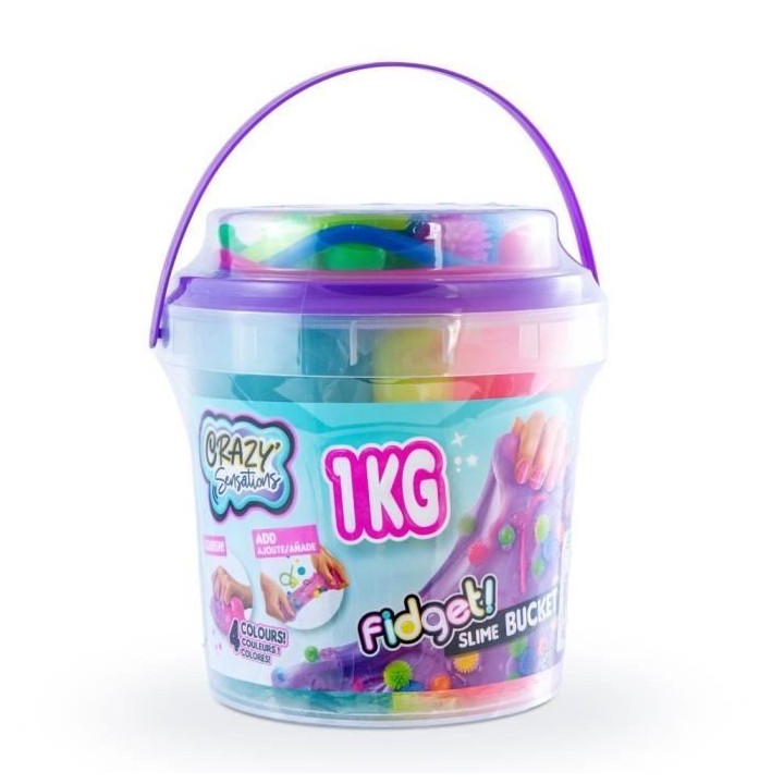 Fidget Slime - Baril de 1kg - Canal Toys - Texture extensible et non c