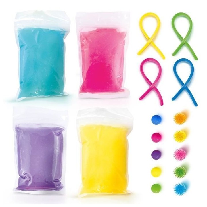 Fidget Slime - Baril de 1kg - Canal Toys - Texture extensible et non c