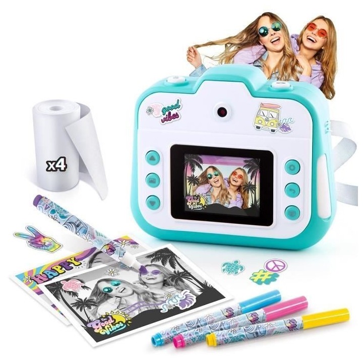 Appareil photo instantané 3 en 1 - CANAL TOYS - CLK 001 - Bleu - A pa