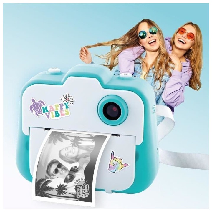 Appareil photo instantané 3 en 1 - CANAL TOYS - CLK 001 - Bleu - A pa