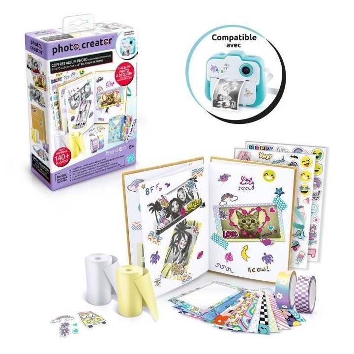 PHOTO CREATOR - Coffret Album Photo pour appareil photo a impression i