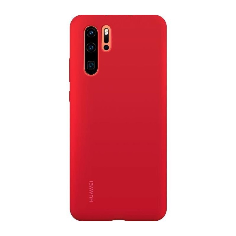 HUAWEI Coque rigide finition soft touch rouge Huawei pour P30 Pro