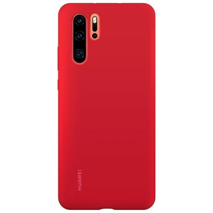 HUAWEI Coque rigide finition soft touch rouge Huawei pour P30 Pro