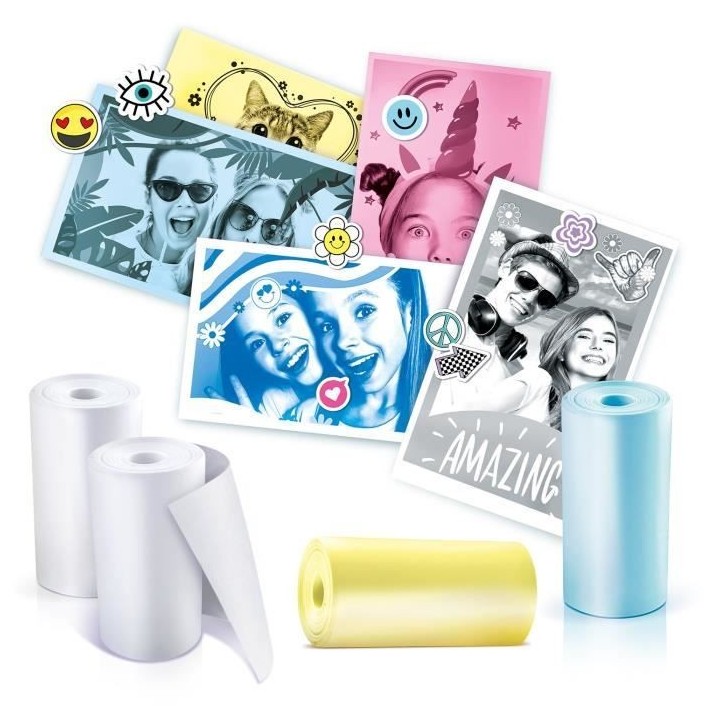 Canal Toys - Appareil Photo Instantané - Kit de Recharge avec Papiers