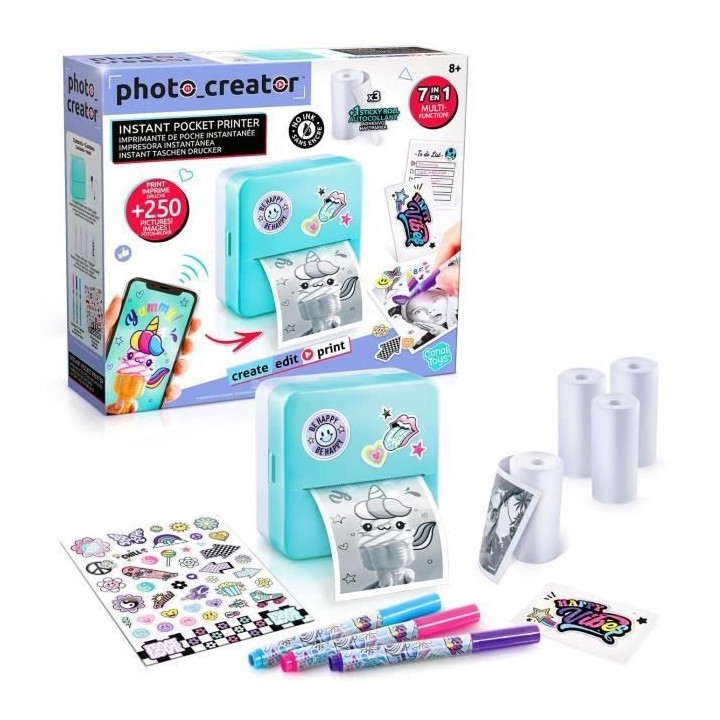 Canal Toys - Imprimante Instantanée de Poche Photo Creator - Impressi