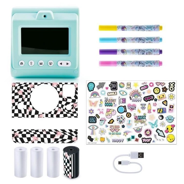 Canal Toys - Appareil Photo Rétro a impression instantanée - 4 roule