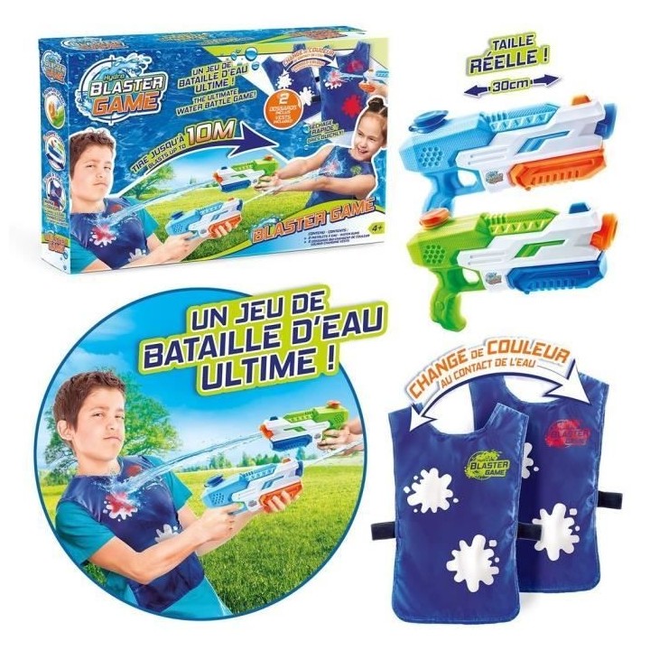 Jeu de Bataille d'Eau CANAL TOYS - Hydro Blaster Game - 2 pistolets +