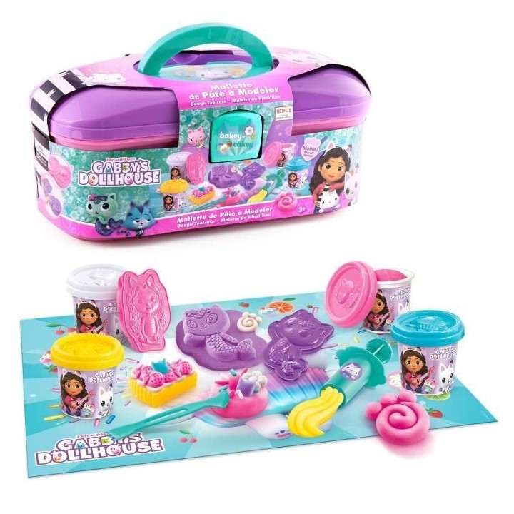 Canal Toys - GABBY ET LA MAISON MAGIQUE - Mallette de pâte a modeler