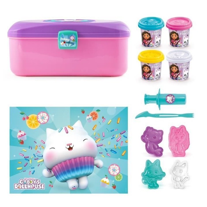 Canal Toys - GABBY ET LA MAISON MAGIQUE - Mallette de pâte a modeler