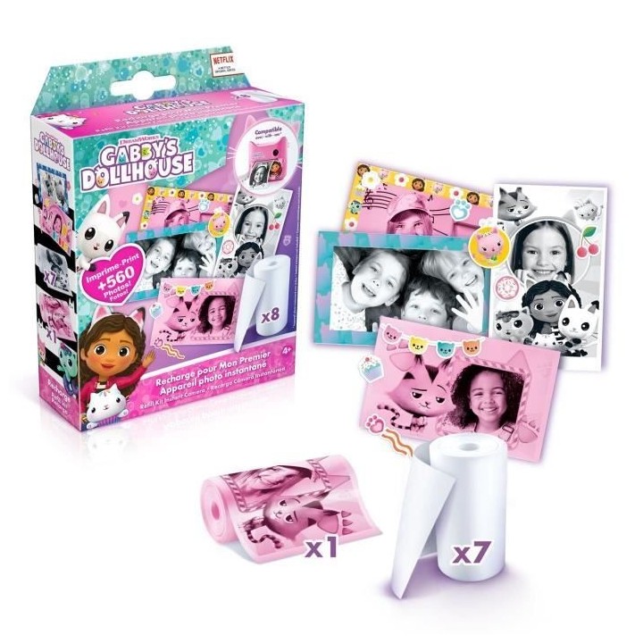 Canal Toys - Recharge pour Appareil Photo Instantané Gabby et la Mais