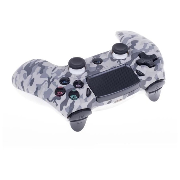 Manette Sans Fil WHITE CAMO clair avec Prise Jack pour casque et bouto