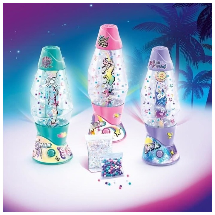 Mini Lava Lampe DIY - CANAL TOYS - STYLE 4 EVER - OFG 234 - Rose - Mul