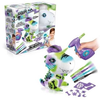 Peluche a colorier - Canal Toys - Air brush dino - Multicolore - 6 ans