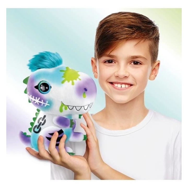Peluche a colorier - Canal Toys - Air brush dino - Multicolore - 6 ans