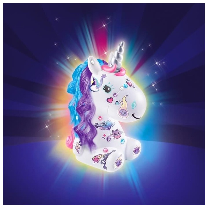 Figurine a décorer - Canal Toys - Licorne Cosmique DIY Lumineuse - É