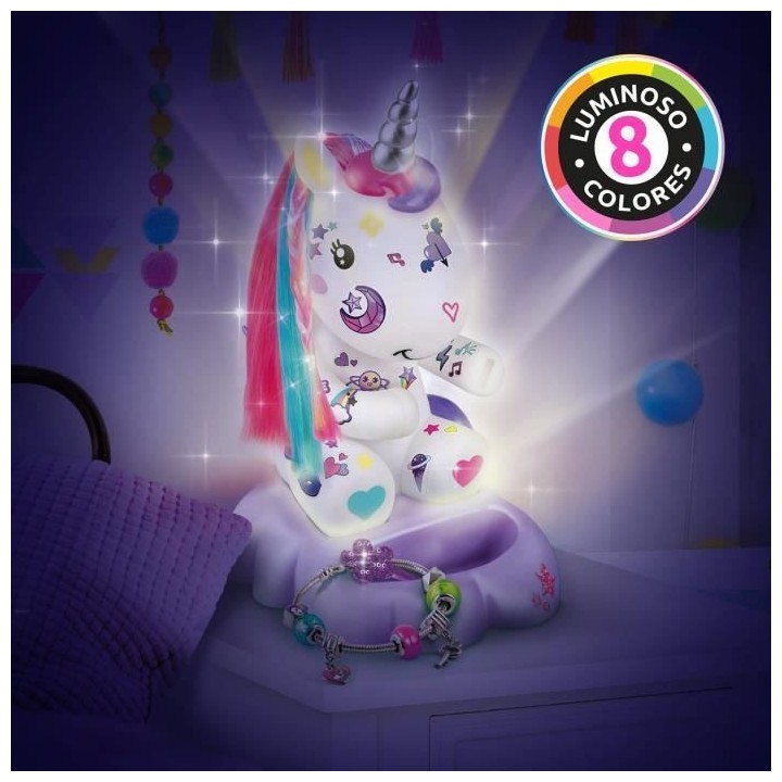 Canal Toys Lampe Licorne a Décorer Cosmique Edition Collector
