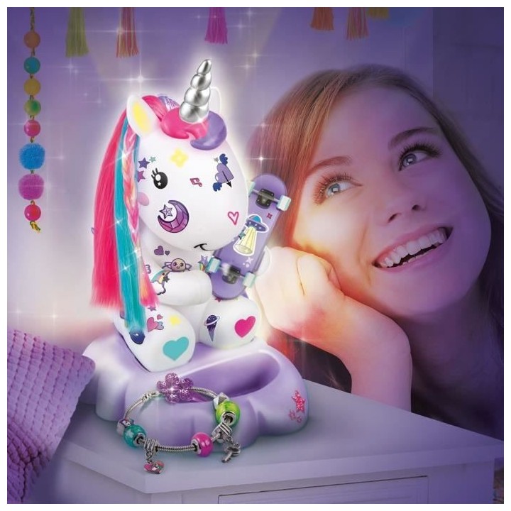 Canal Toys Lampe Licorne a Décorer Cosmique Edition Collector