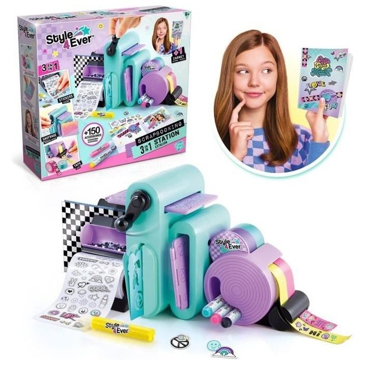 Canal Toys Studio de Scrapbooking 3 en 1 Style 4 Ever - Personnalise C