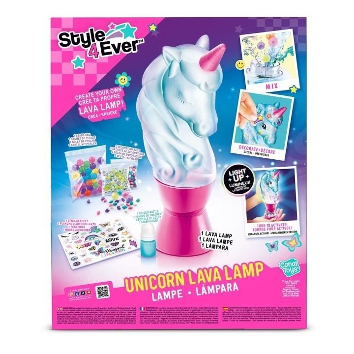 Canal Toys - Style For Ever - Lava Lampe Licorne - OFG 297