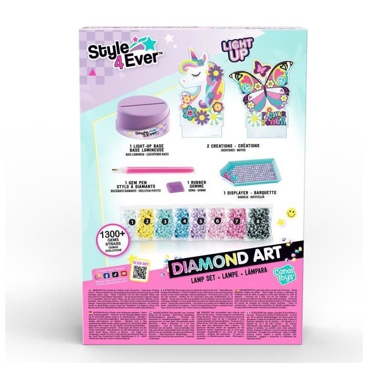 Canal Toys - Style For Ever - Diamant'Art Coffret Lampe - OFG 299