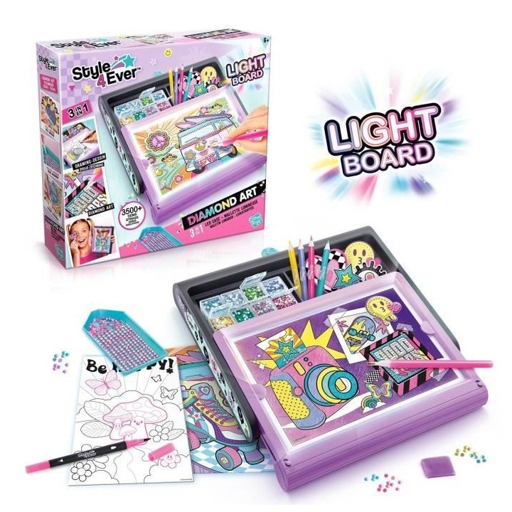 Canal Toys - Style For Ever - Diamant'Art Mallette Lumineuse - OFG 300