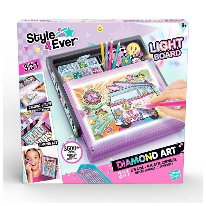 Canal Toys - Style For Ever - Diamant'Art Mallette Lumineuse - OFG 300