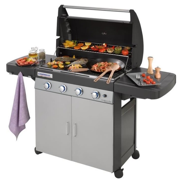 Barbecue a gaz CAMPINGAZ - Class 4 L Plus - Grille + plancha en fonte