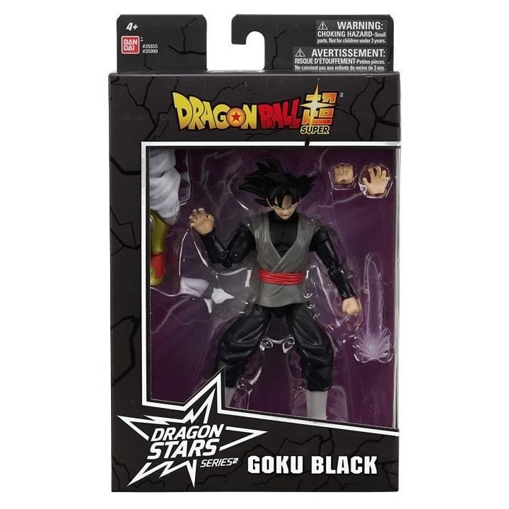 Figurine Dragon Ball 17cm - BANDAI - Goku Black+ Broly Part. 6 - Colle
