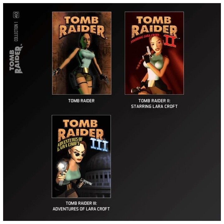 Tomb Raider Collection 1 - Cartouche Evercade n°40 - Retrogaming