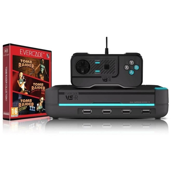 Pack Console rétrogaming - Evercade VS-R TombRaider 1-2-3