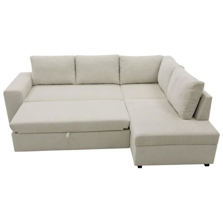 Canapé d'angle convertible réversible NIRVANA 4 a 5 places - Tissu v