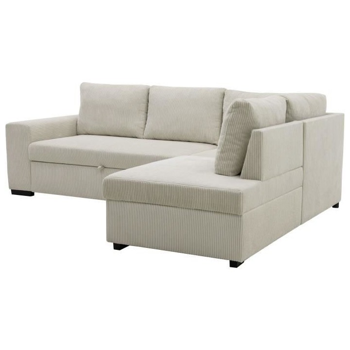 Canapé d'angle convertible réversible NIRVANA 4 a 5 places - Tissu v