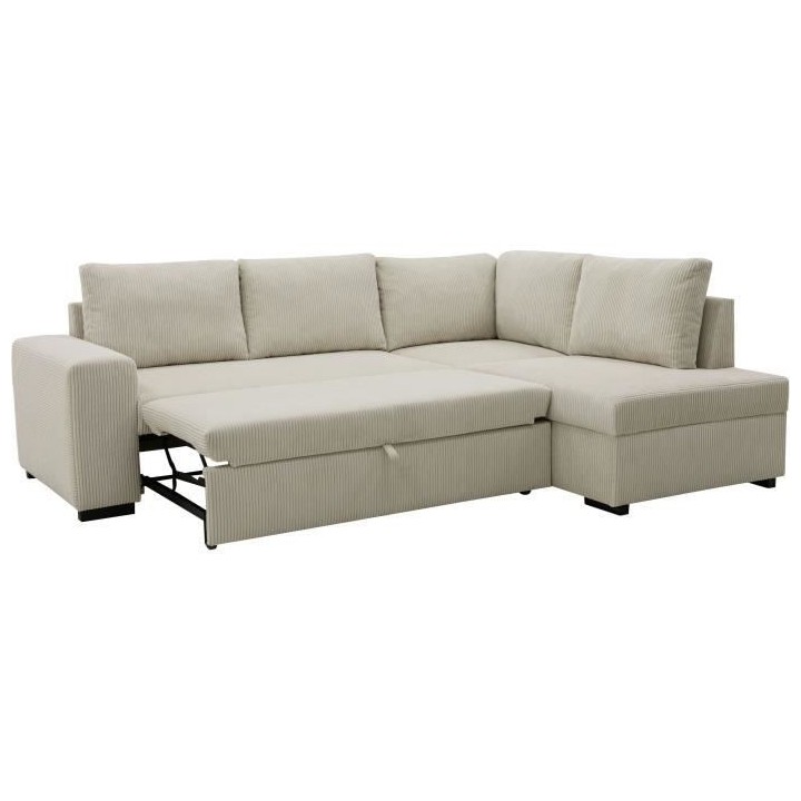 Canapé d'angle convertible réversible NIRVANA 4 a 5 places - Tissu v