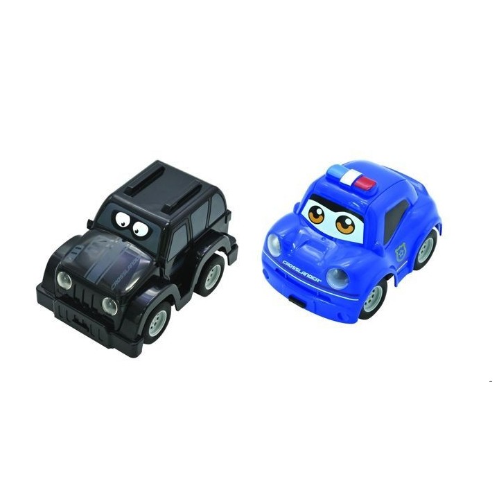 Lexibook - Crosslander - 2 voitures radiocommandées : 1 police et 1 v