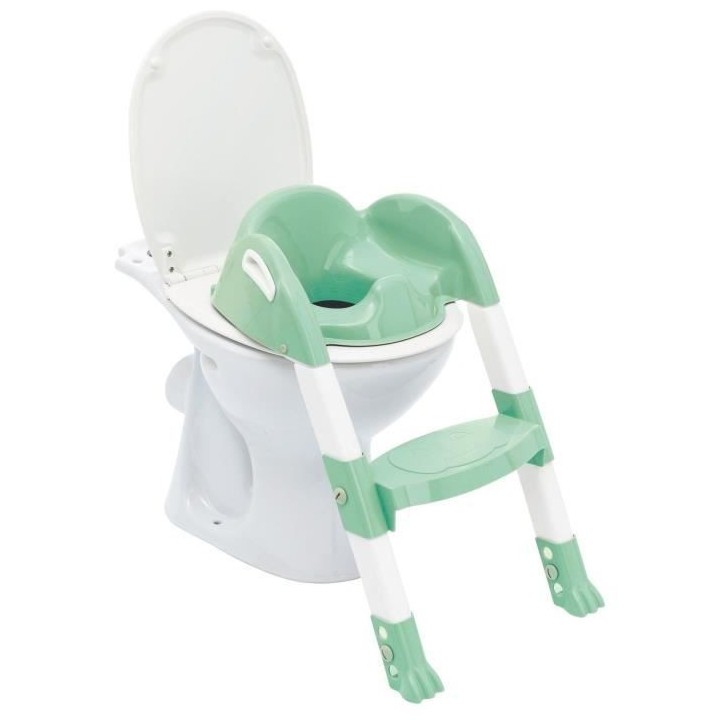 Réducteur WC - THERMOBABY - KIDDYLOO - Vert Céladon - Ajustable