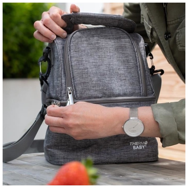 Sac Isotherme - THERMOBABY - Compact et léger - Repas chaud ou froid