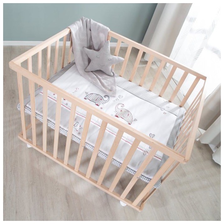 Parc Bébé sur Roulettes - ROBA - Jumbotwins - Réglable en Hauteur -