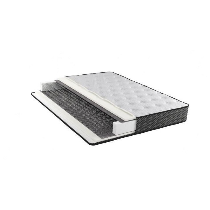 ARMONI - Matelas - 160 x 200 cm - Epaisseur 23 cm - Ressorts - Révers